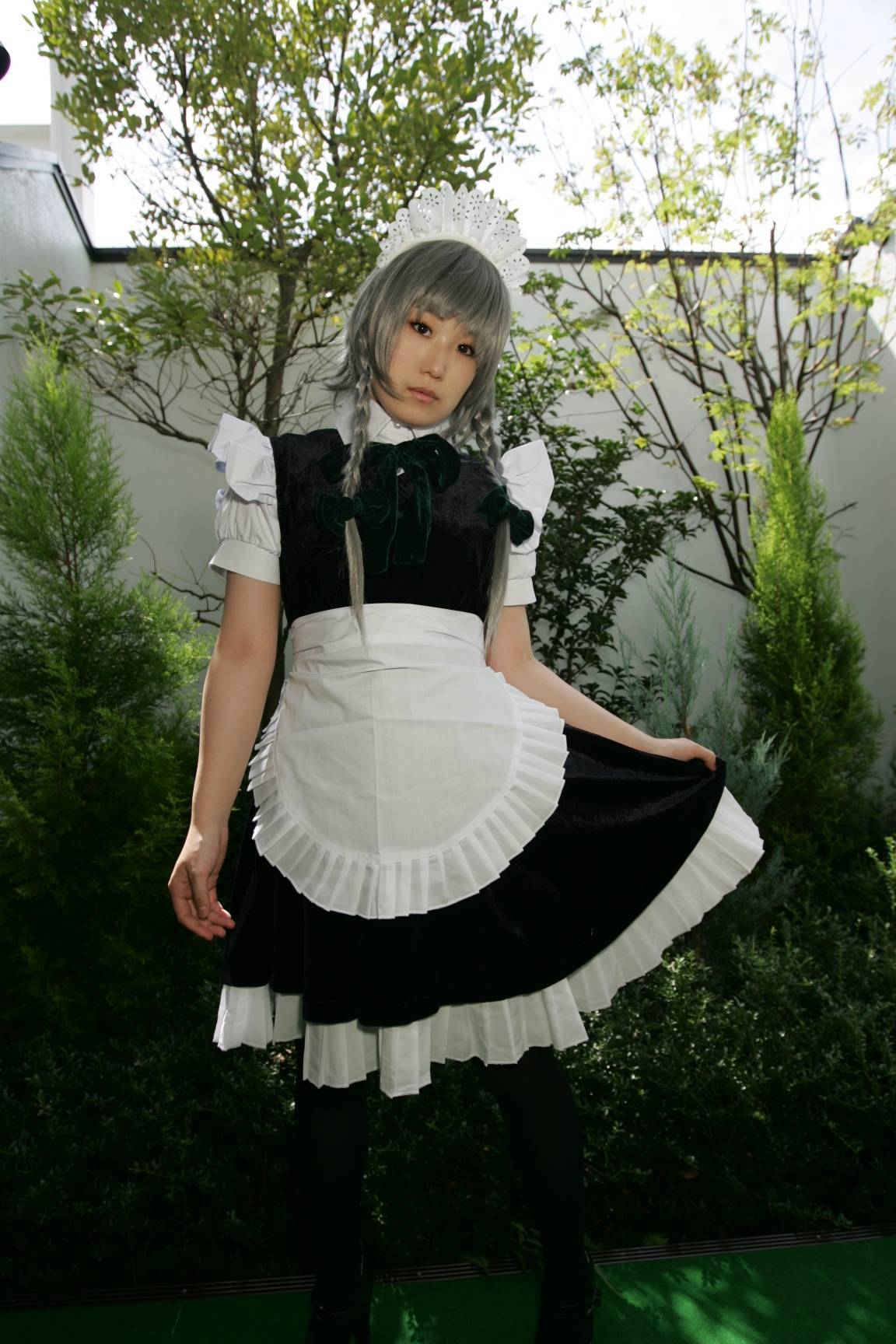 黑丝游戏美女　[Cosplay]Izayoi-Sakuya 日本超级诱惑美女图片写真